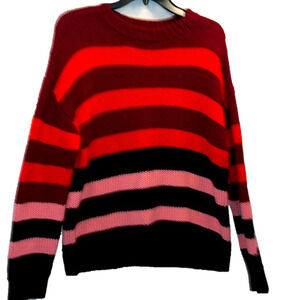 Sundry Colorful Sweater, SZ 2 (US Small), PTP 21", Length 24", Crew Neck,